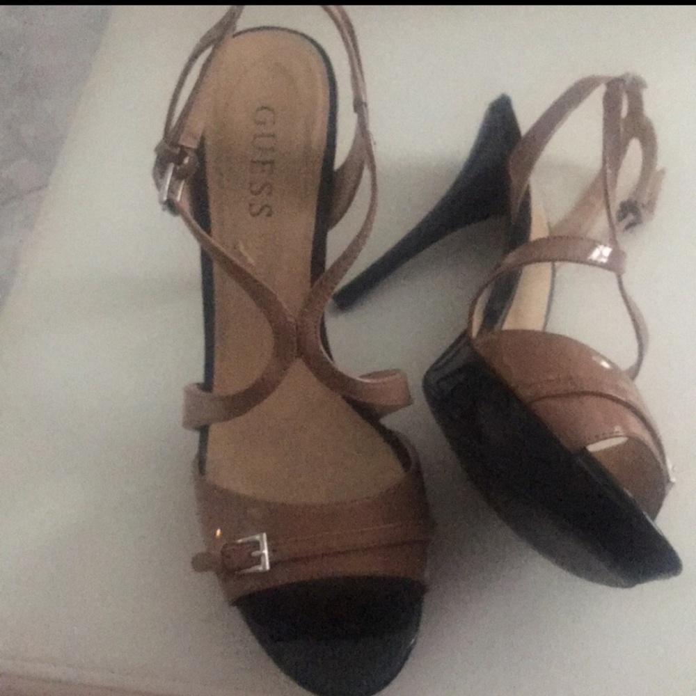 GUESS Strappy Platform Sandals